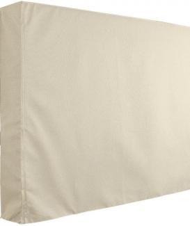Housse de protection pour TV d'extérieur, écrans et télévisions de terrasse et jardin - Imperméable et résistant - Beige - 30