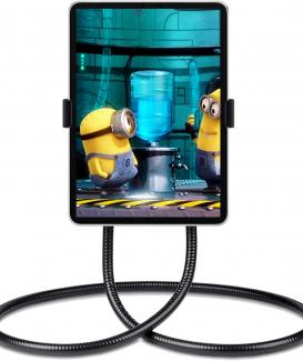 B-Land Soporte para teléfono Celular, Soporte para Tableta, Soporte Universal para iPad, Soporte para teléfono Perezoso, Soporte Giratorio de Cuello de Cisne con múltiples Funciones